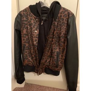 Leopard print Obey Jacket